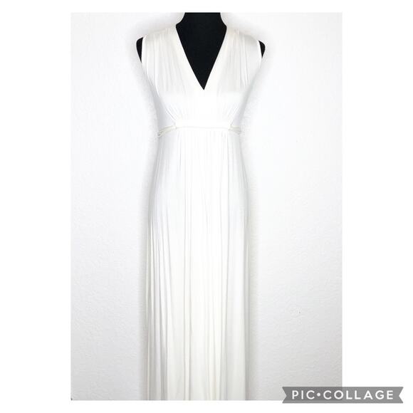 Rachel Pally ivory cream sleeveless caftan maxi dress size Extra Small XS - Picture 1 of 16